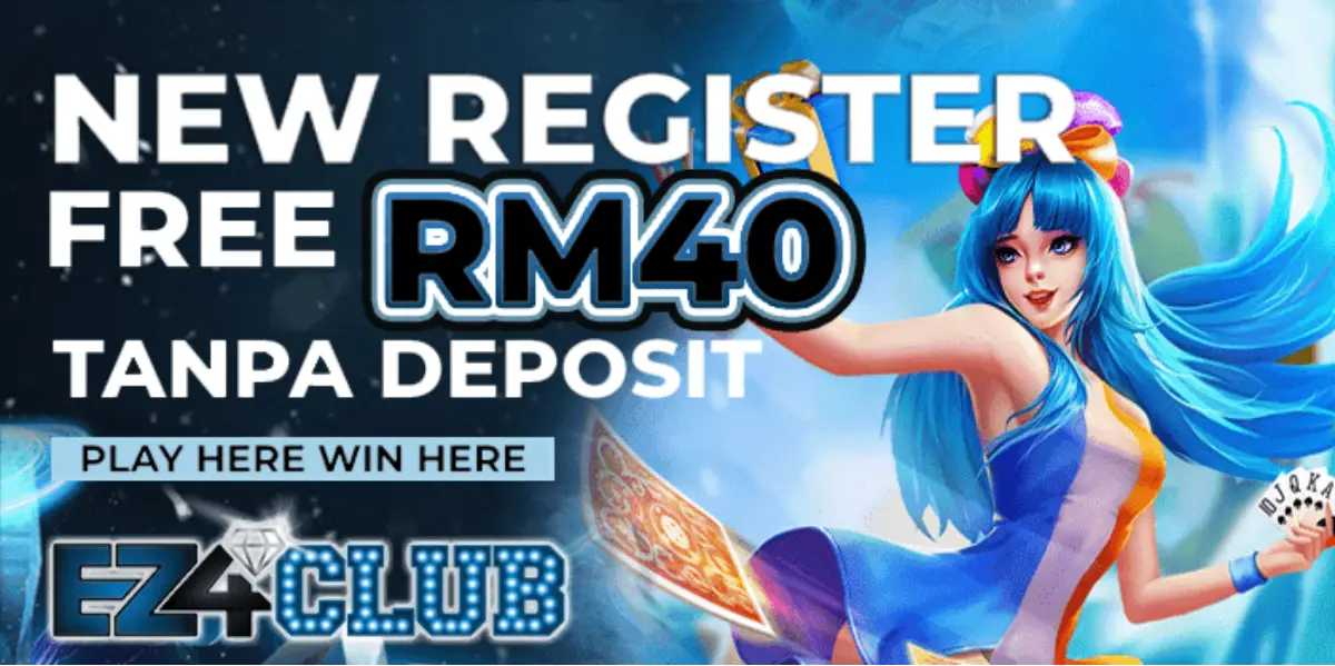 Judi Free Credit No Deposit Get Bonus RM100 New Register